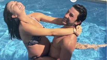 പൂര്ണ്ണഗര്ഭിണിയായ എമിജാക്സനെ എടുത്ത് പങ്കാളി; ചിത്രം പങ്കുവച്ച് താരം