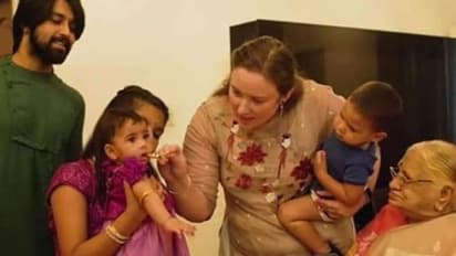 చిరు మనవరాలి అన్నప్రాసన వేడుకలో పవన్ భార్య!