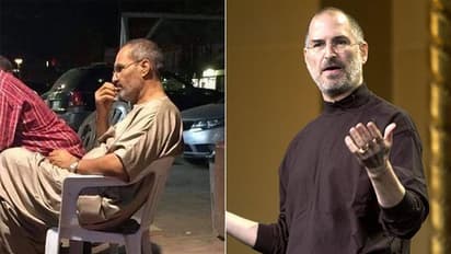 സ്റ്റീവ് ജോബ്സ് 'മരിച്ചിട്ടില്ല', 'ജീവിക്കുന്നു' കെയ്റോ തെരുവില്.!