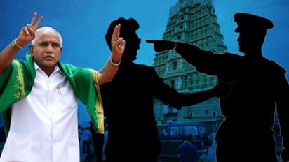 CM Yediyurappa’s nephew Rajesh intimidates cop on duty, says ‘I will get you transferred’