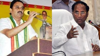 ఇసుక కొరతపై కోడెల, రంగబాబు వర్గాల వేర్వేరు ఆందోళనలు