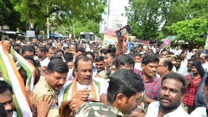 ఎంపీ కోమటిరెడ్డి అరెస్ట్, పరిస్థితి ఉద్రిక్తం