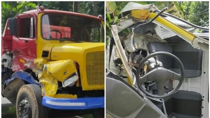 ആലപ്പുഴയില് ടിപ്പറും പിക്അപ്പ് വാനും കൂട്ടിയിടിച്ച് രണ്ടുപേര്ക്ക് ഗുരുതരപരിക്ക്