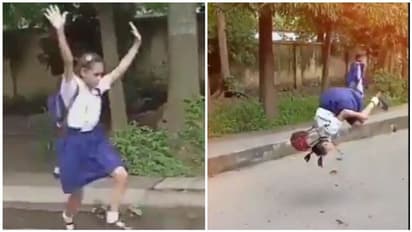 அசால்ட்டா காற்றில் 4 பல்டி..! செம ஜிம்னாஸ்டிக்..! இந்திய குழந்தையின் திறமையை வெளிநாட்டினர் சொல்லி தெரிந்துகொள்ளும் அவலநிலை ..!