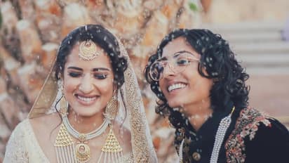 പ്രണയത്തിന് അതിര്‍ വരമ്പുകളില്ലാതെ കൈകോര്‍ത്ത് ഇന്ത്യാ-പാക് ലെസ്ബിയന്‍ ദമ്പതികള്‍; ചിത്രങ്ങൾ കാണാം