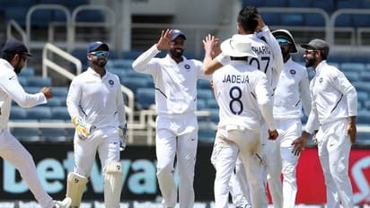 ಗೆಲುವಿನತ್ತ ಹೆಜ್ಜೆ ಇಟ್ಟ ಭಾರತ; ಪಂದ್ಯ ಉಳಿಸಲು ವಿಂಡೀಸ್ ಹೋರಾಟ!