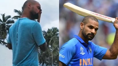 ഓടക്കുഴല് വായിച്ച് കോവളത്ത് ധവാന്; കയ്യടിച്ചും ചോദ്യമുയര്ത്തിയും ആരാധകര്- വൈറല് വീഡിയോ