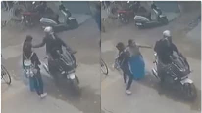 ബെെക്കിലെത്തി മാല പൊട്ടിച്ചു; പിടിച്ച് താഴെയിട്ടു യുവതി, പിന്നെ അടിയോടടി