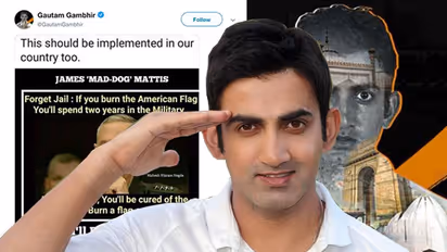 Can those who disrespect the national flag take up Gautam Gambhir’s challenge?