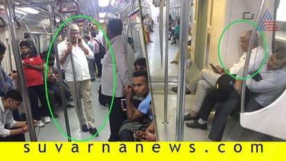 ಮೆಟ್ರೋದಲ್ಲಿ ಜಲಶಕ್ತಿ ಸಚಿವ: ಟ್ವಿಟ್ಟರ್‌ನಲ್ಲಿ ಮೆಚ್ಚುಗೆಯ ಕಲರವ!