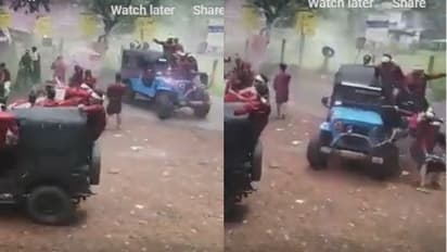 അതിരുവിട്ട ഓണാഘോഷം: ജീപ്പിൽ നിന്ന് തെറിച്ചുവീണ് കോളേജ് വിദ്യാർഥികൾക്ക് പരിക്ക്