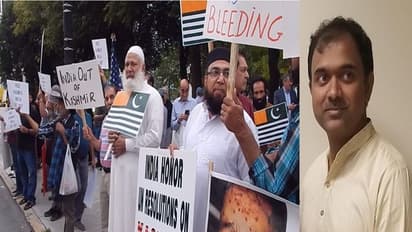 ಪ್ರತಿಭಟನೆಗೆ ನಿಂತ ಪಾಕ್ ಬೆಂಬಲಿಗರಿಗೆ ಅಮೆರಿಕದಲ್ಲಿ ‘ಬೆಂಕಿ’ಯಾದ ಹಾವೇರಿಯ ಬಸಣ್ಣ