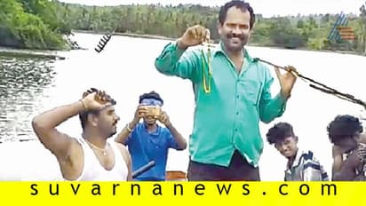 ಕೆರೆಯಾಳದಲ್ಲಿ ಬಿದ್ದಿದ್ದ ಚಿನ್ನದ ಸರ ಶೋಧಿಸಿದ ರೋಬೋ!