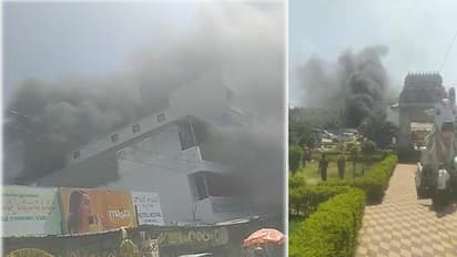 కాణిపాకం వినాయకుని ఆలయం వద్ద అగ్నిప్రమాదం (వీడియో)