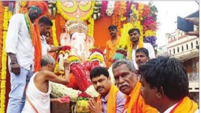 ಹಿಂದು  ಮಹಾಸಭಾ ಗಣಪತಿ ಭವ್ಯ ಮೆರವಣಿಗೆ