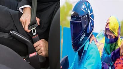 ఇది ఏందయ్యా ఇది .. సీటు బెల్డ్ పెట్టుకోలేదని టూ వీలర్ కు చలానా …!?