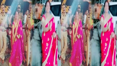 రాచకొండ పోలీసుల ముందు మహిళ డ్యాన్సులు...వీడియో వైరల్