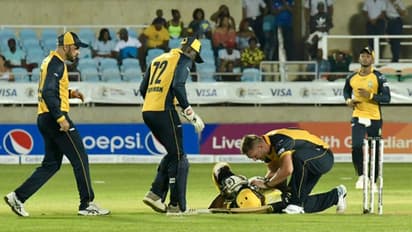 ബൗണ്സറേറ്റ് ആന്ദ്രേ റസ്സല് നിലത്ത് വീണ സംഭവം; പരിശോധനഫലം പുറത്ത്