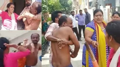 ಲವರ್ ಜೊತೆಗಿದ್ದ ಪತಿರಾಯ: ರಸ್ತೆಗೆ ಎಳೆತಂದು ಲಟ್ಟಣಿಗೆಯಲ್ಲೇ ಥಳಿಸಿದ ಪತ್ನಿ!