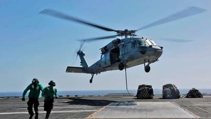 பயங்கரவாதிகளை அழிக்க முடிவு...!! எல்லைதாண்டி அதிநவீன ஹெலிகாப்டர்களை அனுப்பிவைத்தது இந்தியா..!!