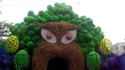 দুগ্গা-দের দুর্গা বানানোর চেষ্টায় পাটুলী সর্বজনীন