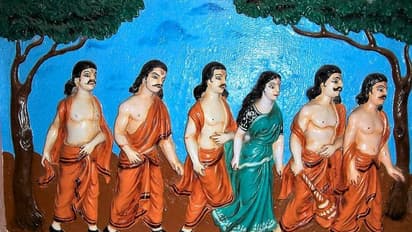 जानिए वनवास पर जाते समय युधिष्ठिर ने क्यों कर ली थी आंखें बंद, वनवास की पहली रात पांडवों ने कहां गुजारी?