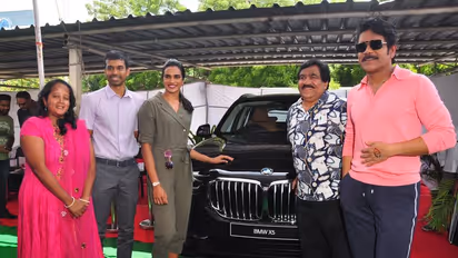 Badminton champion PV Sindhu receives BMW X5 SUV as gift