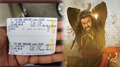 సైరా ట్రైలర్ కు టికెట్ ధర.. వెల్లువెత్తుతున్న విమర్శలు!