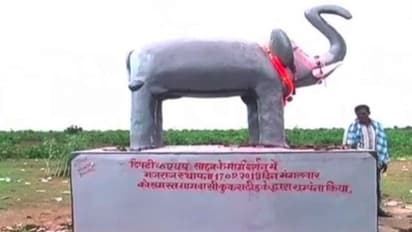 হাতির হামলায় জেরবার কৃষকরা, গজরাজের আশীর্বাদ পেতে স্থাপন করলেন বিশাল মূর্তি