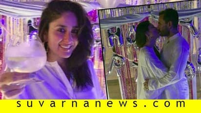 ಬಾಲಿವುಡ್ ಬೆಬೋಗೆ ಬರ್ತಡೇ ಸಂಭ್ರಮ; ಕಿಸ್ ಕೊಟ್ಟು ವಿಶ್ ಮಾಡಿದ ಪತಿ