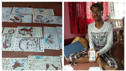 ফেলে দেওয়া ট্রেনের টিকিটেই মনীষীদের মুখ, তাক লাগাচ্ছেন সিঙ্গুরের বি টেক ইঞ্জিনিয়ার