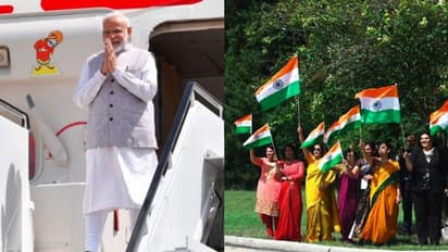 হিউস্টনে প্রধানমন্ত্রী, এক ঝাঁক অনাবাসী ভারতীয় উষ্ণ অভ্যর্থনা জানালেন মোদীকে