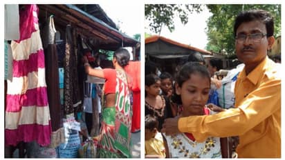পোশাক নিলেও দাম লাগে না, পুজোর মুখে ভিড় উপচে পড়ছে শুভেন্দু মাস্টারের দোকানে
