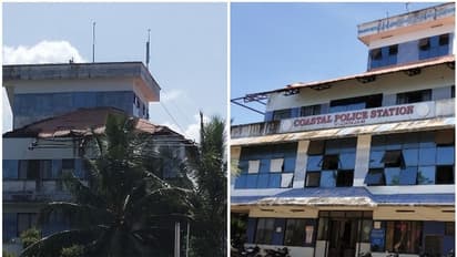 മേല്ക്കൂര തകര്ന്നു, ഷീറ്റ് പാറിപ്പോയി; തീര സുരക്ഷക്കായി നിയോഗിച്ച പൊലീസുകാര്ക്ക് ചോര്ന്നൊലിക്കുന്ന സ്റ്റേഷന്