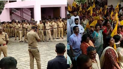 പിറവം പള്ളിയിൽ വൻ സംഘർഷം; പൂട്ട് പൊളിച്ച് പൊലീസ് പള്ളിക്കകത്ത് കയറി, അറസ്റ്റ് നടപടികള് തുടങ്ങി
