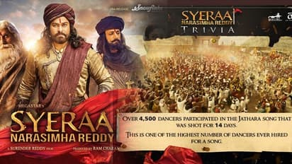 4,500 మంది డ్యాన్సర్లతో సైరా సాంగ్.. న్యూ రికార్డ్!