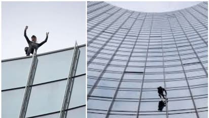 42 നില കെട്ടിടത്തിന് മുകളില് കയറിയ 'ഫ്രഞ്ച് സ്പൈഡര്മാന്' പിടിയില്