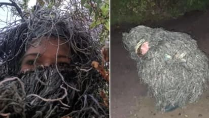 സഹോദരിയെ കാമുകന് വിവാഹാഭ്യര്ത്ഥ ചെയ്യുന്ന ദൃശ്യം പകര്ത്താനായി യുവതി എത്തിയത് വിചിത്ര വേഷത്തില് !