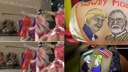 ശരീരത്തില് 'മോദി ടാറ്റൂ'; ഹെല്മറ്റ് ധരിച്ച് 'ഗര്ബ നൃത്തം'; വൈറലായി വീഡിയോ