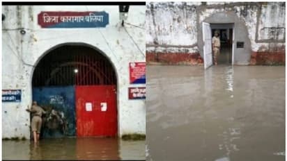 മഴ കനത്തതോടെ ജയിലില് വെള്ളം കയറി; യുപിയില് 500 തടവുകാരെ മാറ്റാന് തീരുമാനം