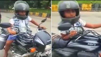 ബൈക്കില് പാഞ്ഞ് എട്ടുവയസുകാരന്, ജയിലില് പോകാനൊരുങ്ങി പിതാവ്!