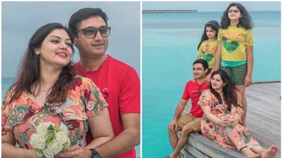 മാലിദ്വീപിലേക്ക് കുടുംബസമേതം ഒരു യാത്ര; സ്റ്റൈലിഷ് ലുക്കില്‍ ശരത്