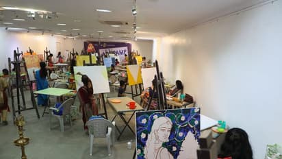 తెలంగాణ జాగృతి ఆధ్వర్యంలో బతుకమ్మ ఆర్ట్ వర్క్ షాప్