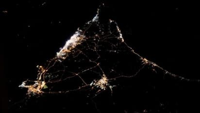 ബഹിരാകാശത്തുനിന്ന് യുഎഇയുടെ രാത്രി ദൃശ്യങ്ങള് പകര്ത്തി ഹസ്സ