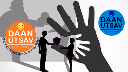 Celebrate the joy of giving; be an agent of change