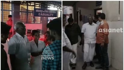 കോന്നി തെരഞ്ഞെടുപ്പ് പ്രചരണത്തിനിടെ എം എം മണിക്ക് പരിക്ക്