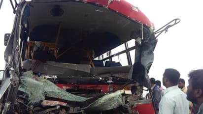 ಚಿತ್ರದುರ್ಗ :  KSRTC ಬಸ್, ಲಾರಿ ನಡುವೆ ಭೀಕರ ಅಪಘಾತ - ಮೂರು ಸಾವು