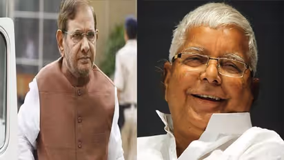 Sharad Yadav merges LJD with Lalu Prasad Yadav's RJD after 25 years