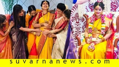 ದರ್ಶನ್ 'ಕುರುಕ್ಷೇತ್ರ'ದ ದ್ರೌಪದಿ ಸ್ನೇಹಾಳಿಗೆ ಸೀಮಂತದ ಸಂಭ್ರಮ!