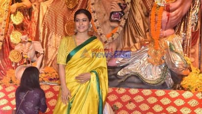 অষ্টমীর পুজোতে এক সঙ্গে মাতলেন কাজল-রানি, উঠেএল সেই ছবি